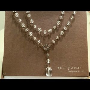 Silpada Silver and Glass Necklace